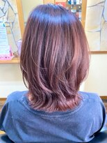 ヘア サロン ハラダ 笠寺店(Harada) レッドブラウン/レイヤーカット