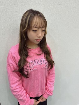 小顔レイヤー×柔らかロング