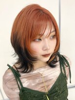 アウラ(AURA)&nbsp;盛岡駅ハイトーンカラーブリーチデザインカラーブロンドレイヤー