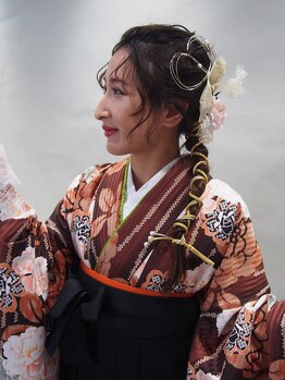 ルミュドゥプレシャス(LEMIEUX de precious)の写真/≪恵比寿徒歩1分≫卒業式予約受付中/ヘアセット￥3300～◆手ぶらOKの着物レンタルが大人気◎