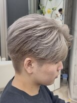 エデアンホンテン メンズサロン(EDEAN 本店 （旧：EDEAN 上通）)&nbsp;フェザーショートフェザーパーマセンターパート熊本メンズカット