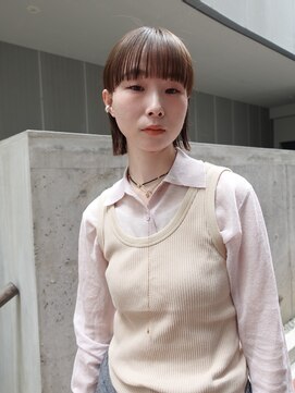 ユルクメゾンシティ 名古屋(JURK MAISON CITY) 名古屋/ミルクティーブロンド/ダークブルー/デジタルパーマ
