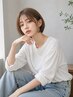 ［前回から45日以内限定］カット＋リタッチカラー＋4stepトリートメント  