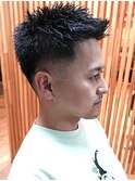 【30代】爽やかスパイキーショート×フェード【札幌駅/大通駅】