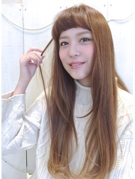 アンフィフォープルコ(AnFye for prco) アンフィフォープルコ☆眉上バング★ストレートロング