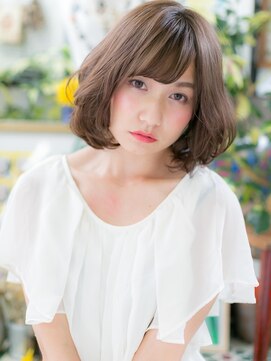 カバーヘア イヴ 戸頭店(COVER HAIR EVE) *EVE戸頭*ナチュラルウェーブの前下がりボブa
