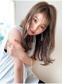 流行りの濡れ感ロング