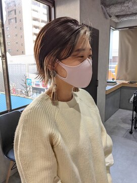 ブルー(Blue) Blue～★インナーカラー×ボブ★