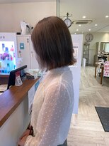 ヘアメイク シュシュ(Hair make chou chou) ショコラベージュボブルフ奈良大和八木20代30代40代【林有里子】