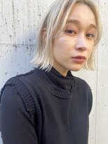 クオン 今泉(quon)&nbsp;【quon】デザインブリーチ×切りっぱなしボブ　-天神 今泉 薬院-