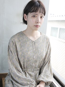 バース(BIRTH) 天神【BIRTH】オン眉ウエーブマッシュボブ