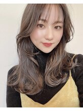 ヘアーサロン クスキ(hair salon KUSUKI) 顔まわりふんわり韓国風カット