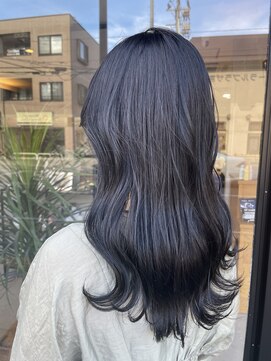 ヘアーサロンウル(hair salon ulu) ulu/ブルーブラックカラー