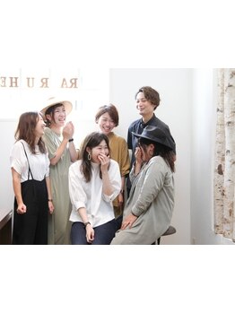 明るく気さくなスタッフがお出迎え☆技術・接客・居心地、全てにおいて最高のおもてなしをー。自転車駐輪◎