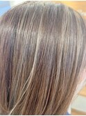 白髪ぼかしハイライト