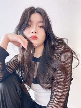 アルバム 新宿(ALBUM SHINJUKU) くびれヘア_外ハネボブセクションカラーペールベージュ_39209