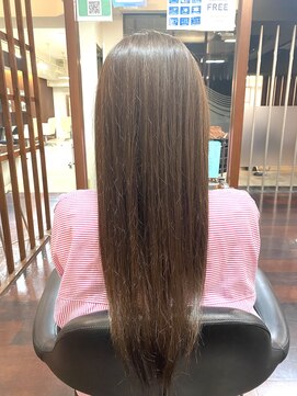 ビューティーヘアサロン アングル 八戸ノ里店(Beauty Hair Salon angle) ロングアッシュベージュカラー