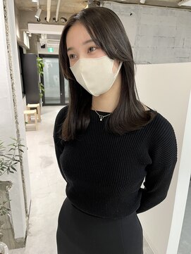 ヨーク(YOKE) 【YOKE】韓国ヘア顔まわりオリーブベージュ