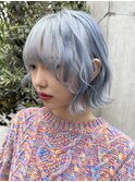 ★大人ガーリー波巻き束感ショートボブ★