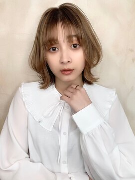 ニスル 町田店(NISURU) 似合わせカット/大人ガーリー/ダークアッシュ/着物/町田/町田駅