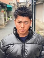 スウェル 船橋店(Swell)&nbsp;ハイライト/マッシュパーマ/ウルフ/アッシュブラック