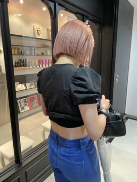 シータ(sheta) shet ピンクベージュ　ボブ