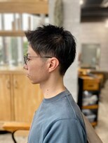 メンズカット バイ ソイクフ(メンズカット by SOY-KUFU) MEN'S HAIRアッシュブラックベリーショート