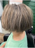 白髪ぼかしハイライト