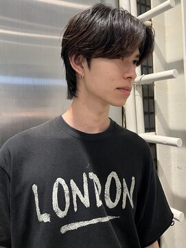 ゼストプール(ZEST POOL) ニュアンスパーマ カルマパーマ センターパート 韓国ヘア