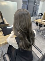 ブリーチなしダブルカラー　オリーブグレージュ