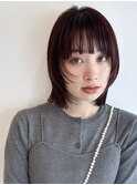 切りっぱなしボブ　外ハネボブ　レイヤーボブ　シャギーボブ