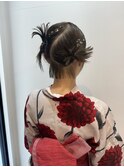 浴衣ヘアセット