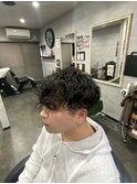 滋賀/南草津/メンズ美容室/波巻きツイストスパイラルパーマ