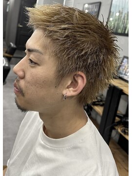 ウェイビー 桜木町店(WAVY) 【WAVY】スパイキーショート×ハイトーン