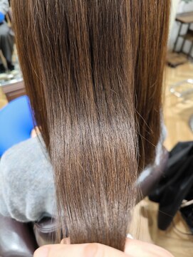 オラ ボーテ(Aura Beaute) 酸熱トリートメントベージュセミロング