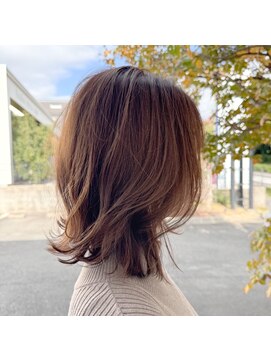 ユウヘアー 滝ノ水店(U Hair) 【u.hair】外はねボブ×ベージュカラー/20代/30代/40代/50代