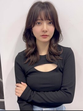 オリンテ バイ レシッド 表参道(orente by rcid) 大人韓国風顔周りワイドバング×イメチェン美髪フェミニンロング