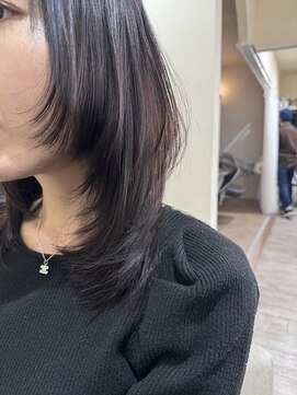 ラボヌールヘアーノーブル 新越谷店(La Bonheur hair noble) 極上髪質改善/ミディアムウルフ【美髪】【イメチェン】