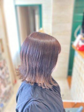 ピュア ポイント 和光店(PURE POINT) ブリーチなしカラーlavender ash