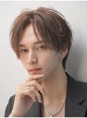 自然な毛流れでラフにキマるセンターパート×ニュアンスパーマ