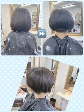 ビーンヘアスタジオ 蒲田(Bean hair studio) 刈り上げ前下がりガール☆