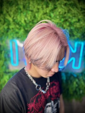 アールイーバイインク 渋谷(Re. by INK.) ウルフカット/ハイトーン/ミディアムウルフ/ハッシュカット