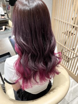 *似合わせカット×ピンクインナーカラー*