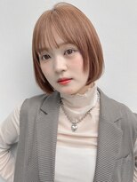 キリ 表参道(kyli)&nbsp;小顔カット大人ガーリーダークアッシュサイドバングモテ髪