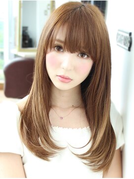 ワースホワイル(WORTH WHILE) マチルダボブピンクベージュインナーグレージュハイライト大人