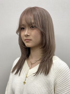 コード 四条河原町駅店(CHORD) ウルフ/レイヤーカット/ハッシュカット/韓国風/ミルクティー