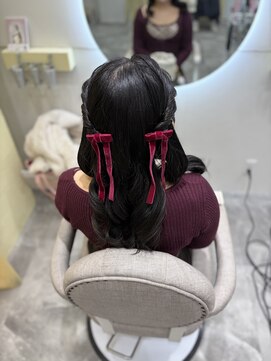 クランリリー 東梅田店(clan lily) ねじりハーフツイン