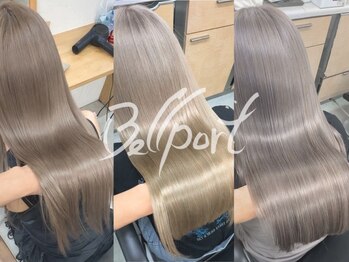ベルポール(Bell port)の写真/髪質改善にこだわった艶髪カラー*暗髪からハイトーンカラーまで人気◎[芦屋駅/ダブルカラー/ケアブリーチ]