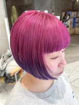 ピークアブー 原宿ハラカド(PEEK-A-BOO)&nbsp;前下がりボブ／刈り上げボブ/デザインカラー/ピークアブー