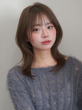 アンアミ シブヤ(Un ami shibuya) Unami】レイヤーカット／ハッシュカット/透明感カラー